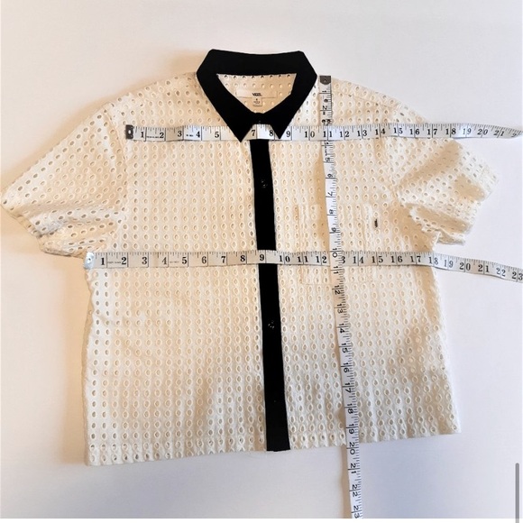 Vans boxy lace Oxford top - Picture 3 of 10